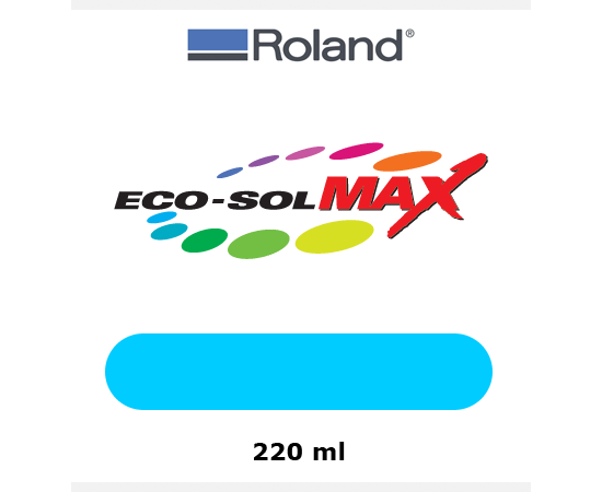 Atrament eco solwentowy Roland Eco-Sol MAX Cyan 220 ml